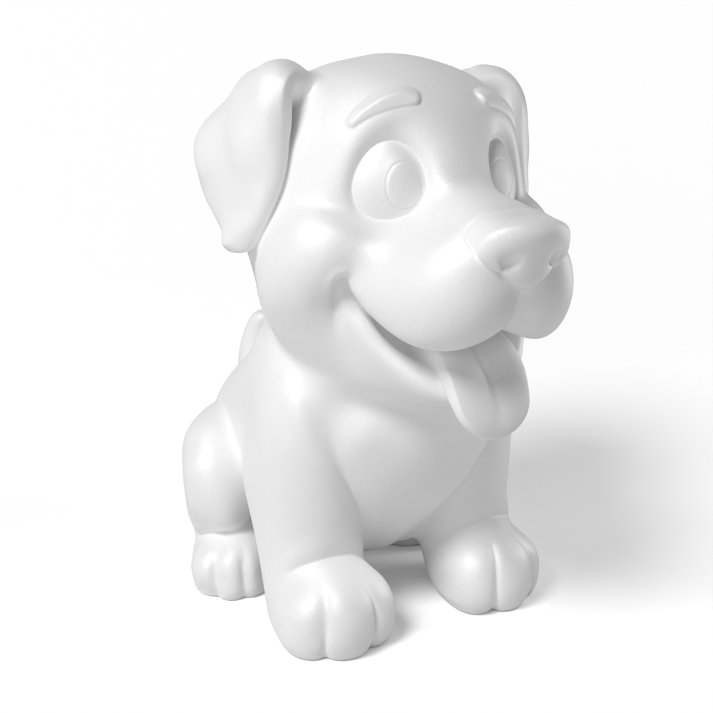 Paintable Puppy Dog Toy - A03