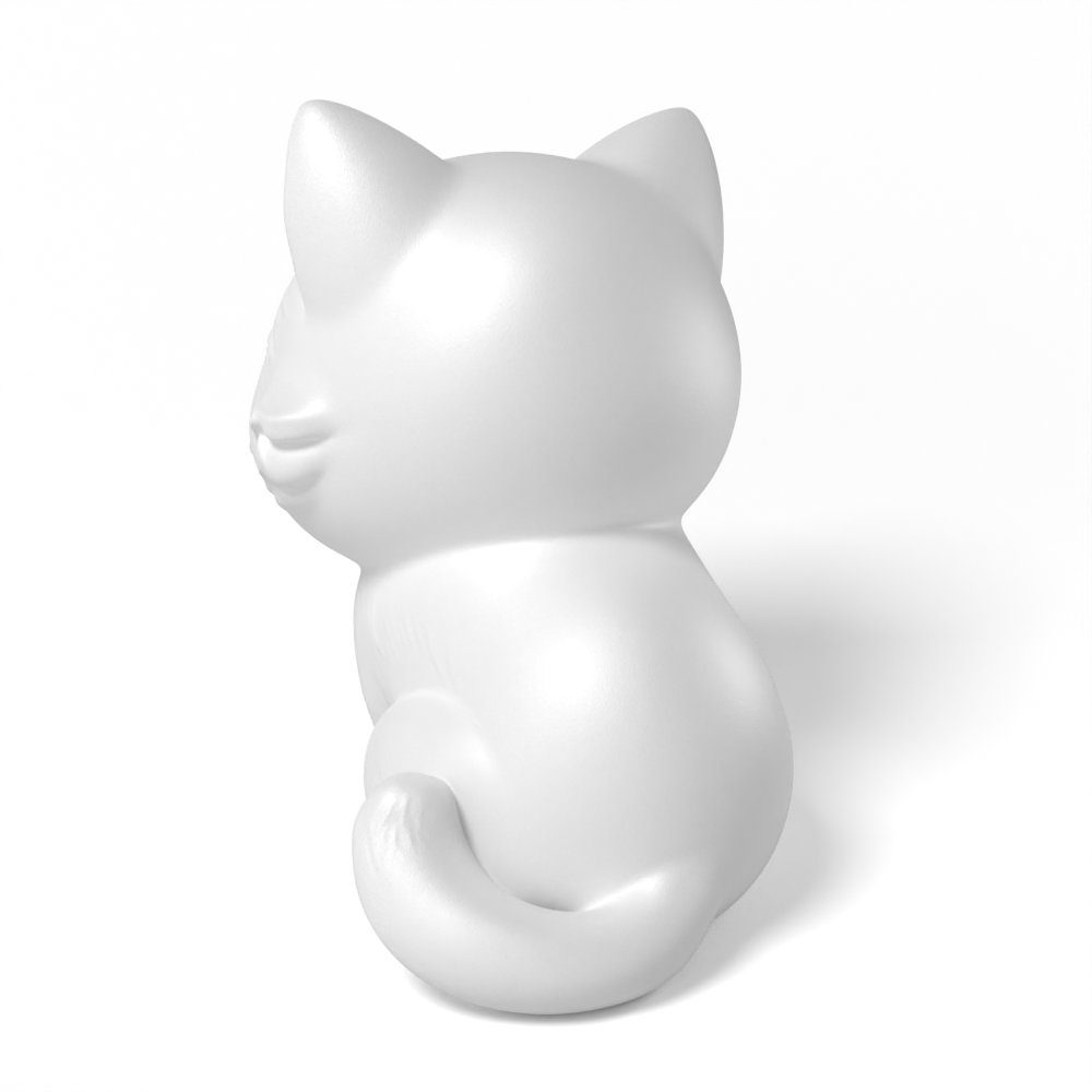 Paintable Happy Cat Toy - A04