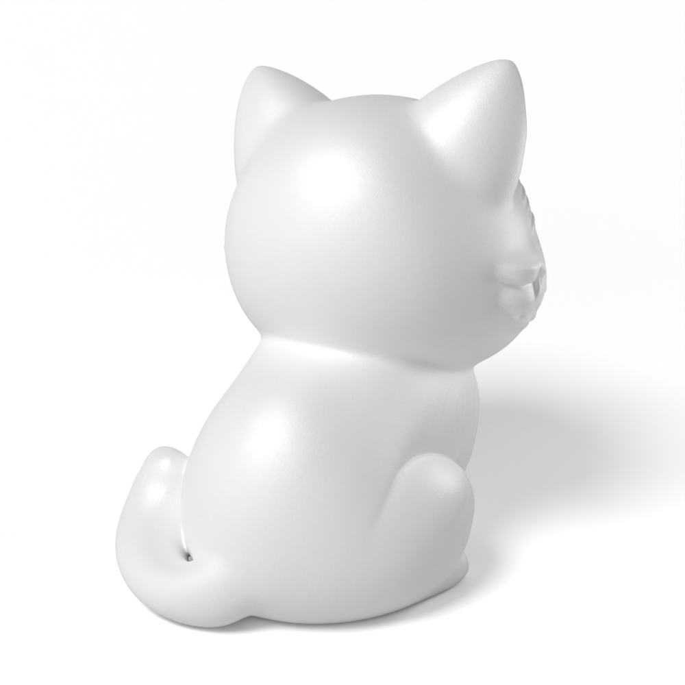 Paintable Happy Cat Toy - A04