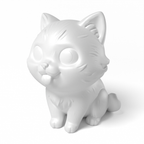 Paintable Happy Cat Toy - A04