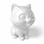 Paintable Happy Cat Toy - A04