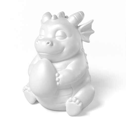 Paintable Baby Dragon Egg Toy - A08