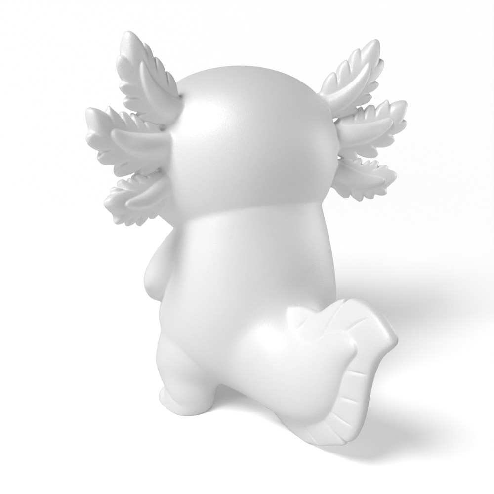 Paintable Cute Axolotl Toy - A02