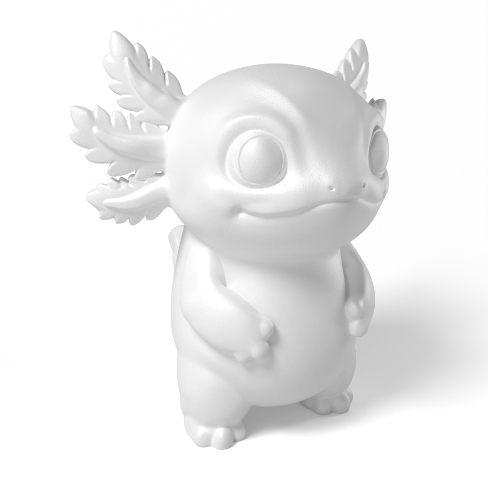 Paintable Cute Axolotl Toy - A02