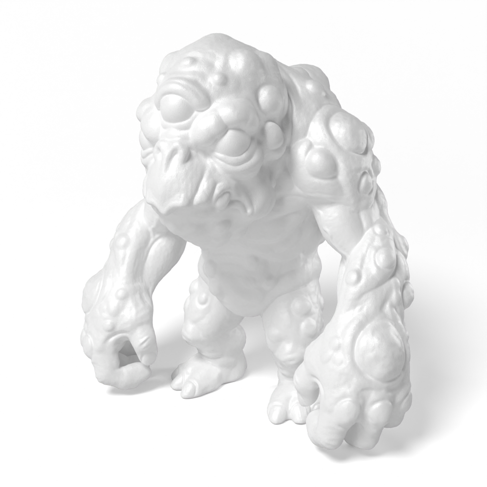 Paintable Monster Creature Toy - A12