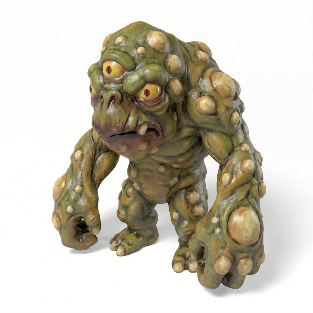 Paintable Monster Creature Toy - A12