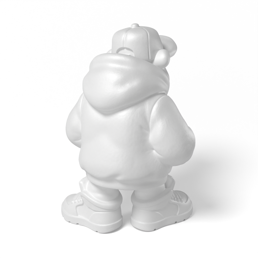 Paintable Hip Hop Bear Toy - A14