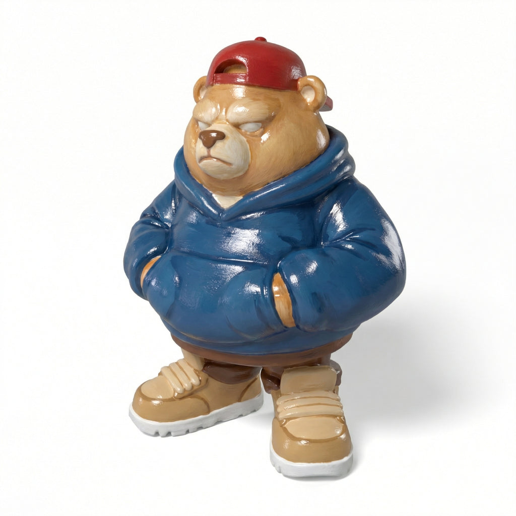 Paintable Hip Hop Bear Toy - A15