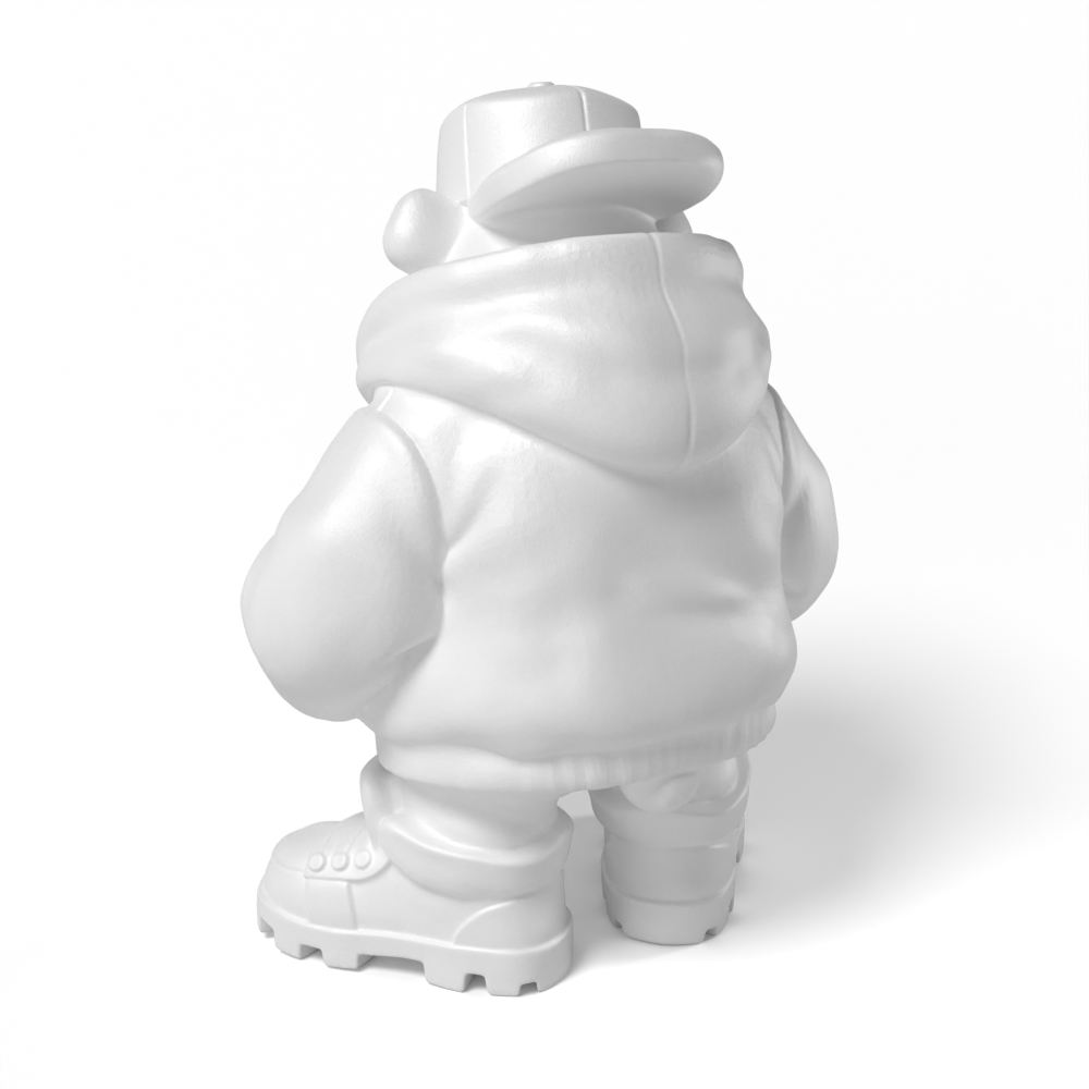 Paintable Hip Hop Bear Toy - A16