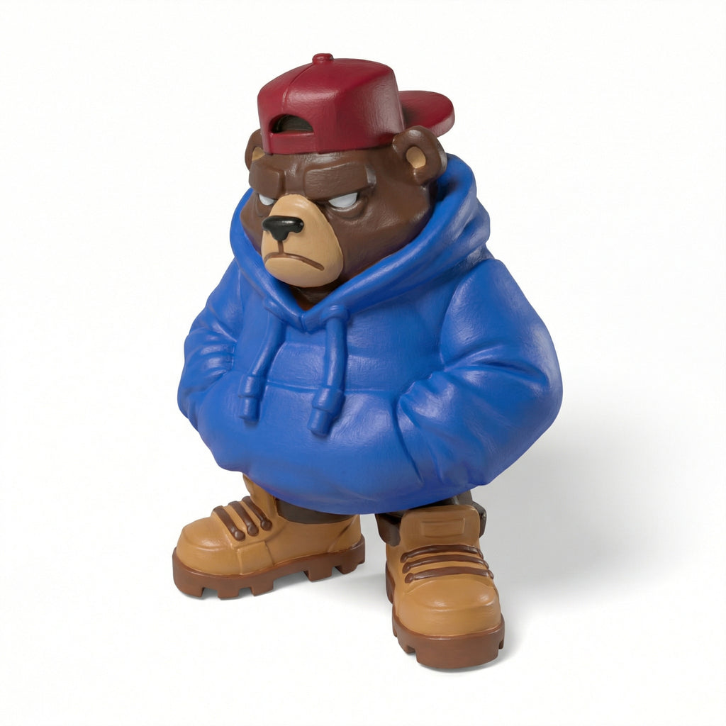 Paintable Hip Hop Bear Toy - A16