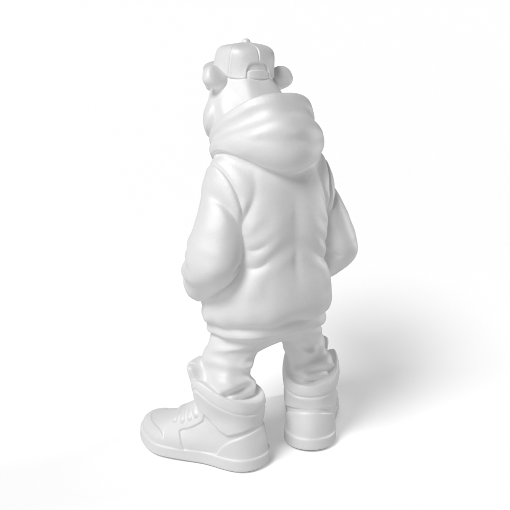 Paintable Hip Hop Bear Toy - A17