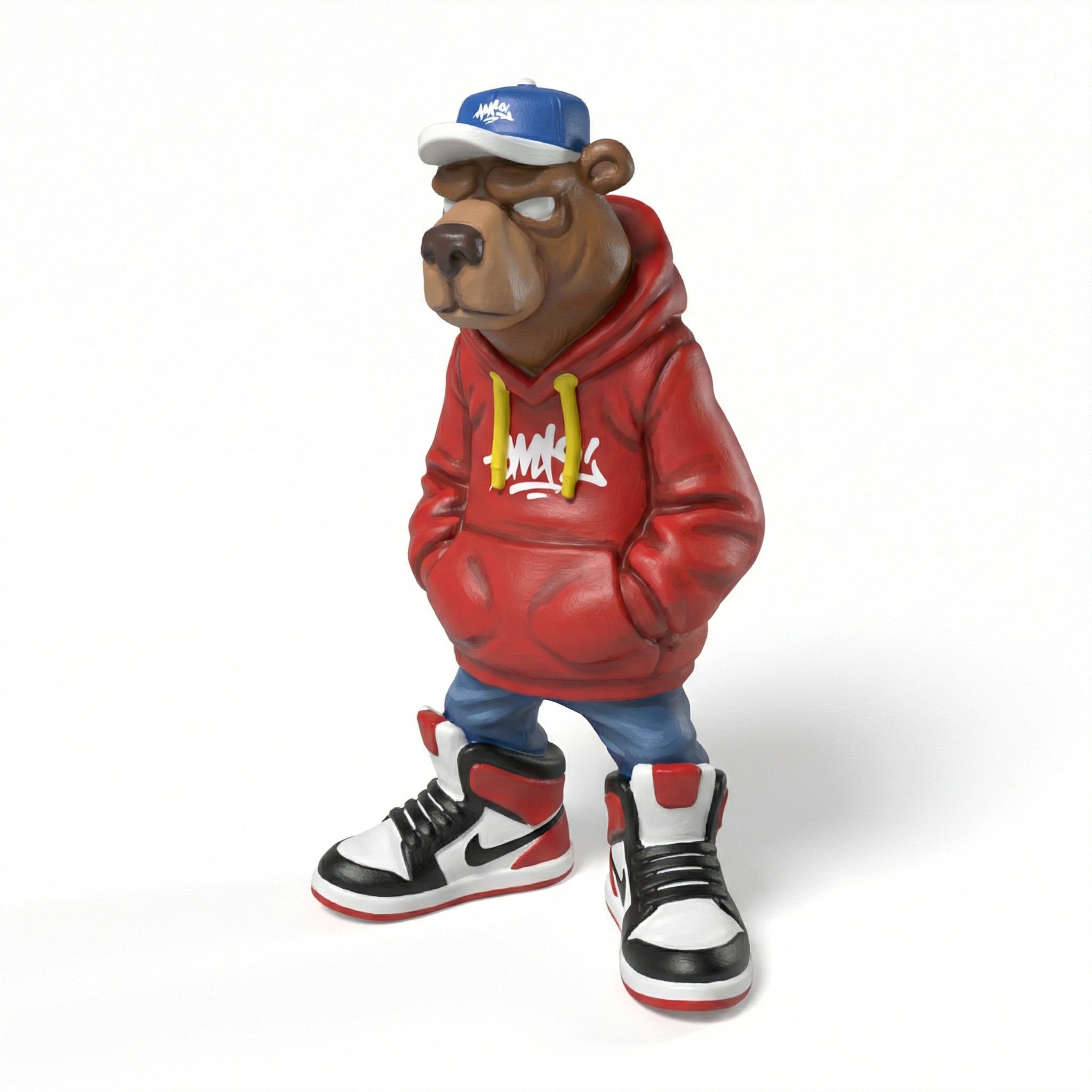 Paintable Hip Hop Bear Toy - A17