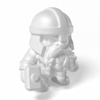 Paintable Dwarf Hammer Toy - A18