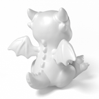Paintable Baby Griffon Egg Toy - A19