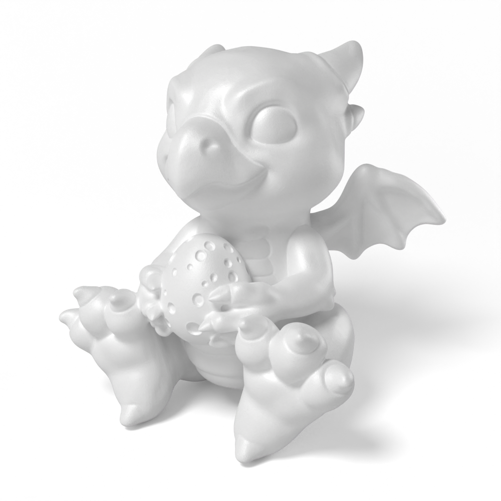 Paintable Baby Griffon Egg Toy - A19