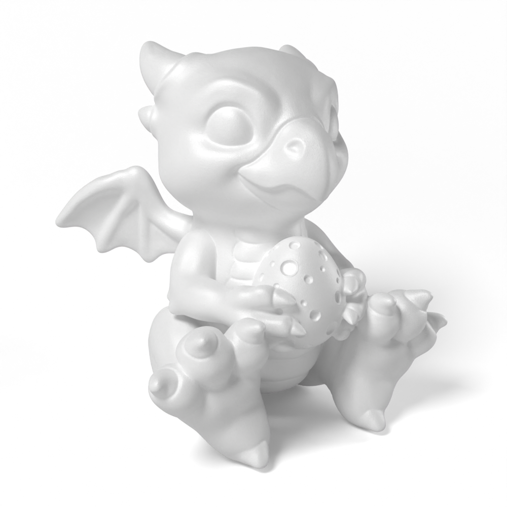 Paintable Baby Griffon Egg Toy - A19