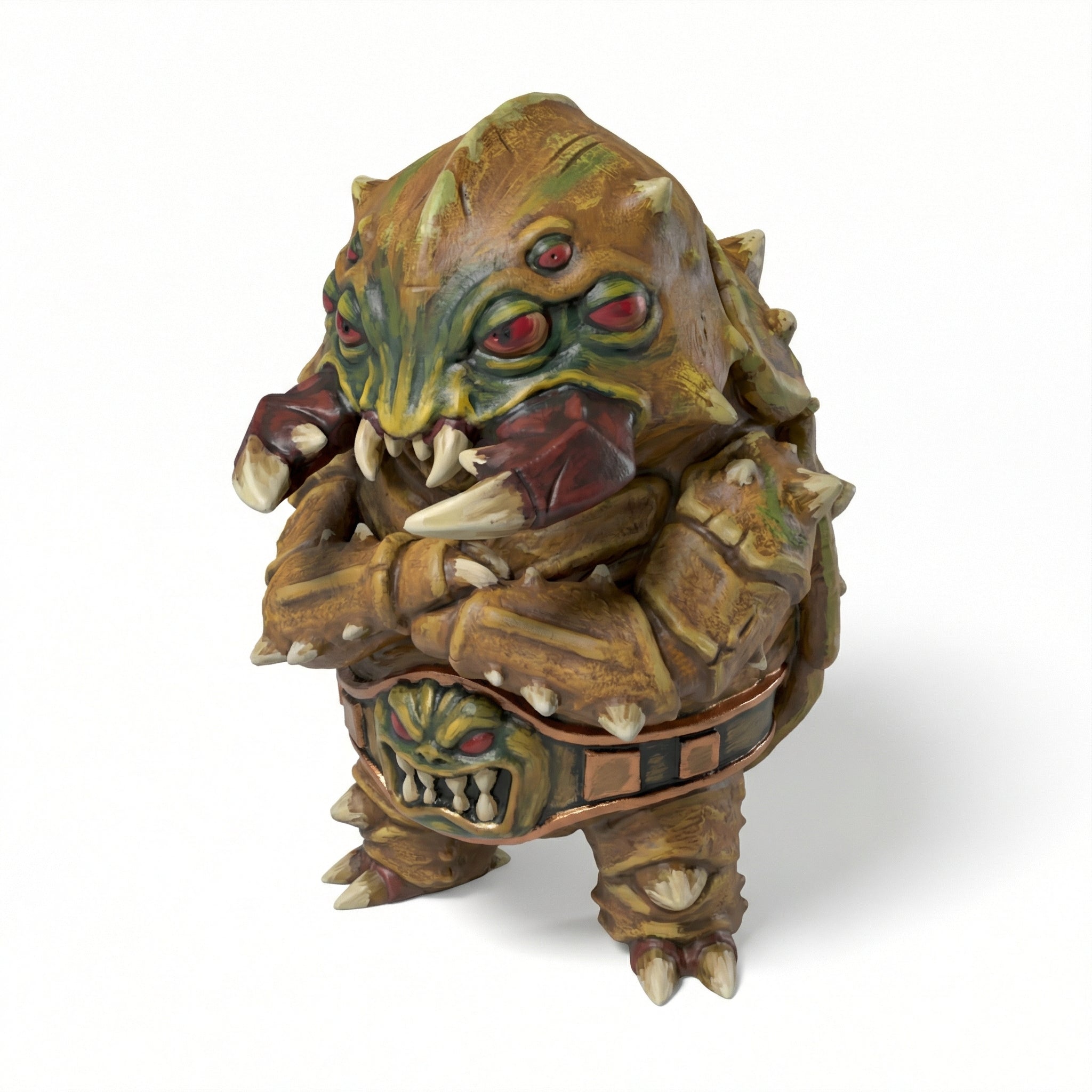 Paintable Beetle Wrestler Toy - A23