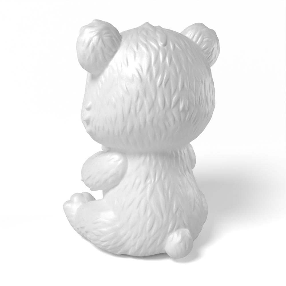 Paintable Bear Honey Pot Toy - A24