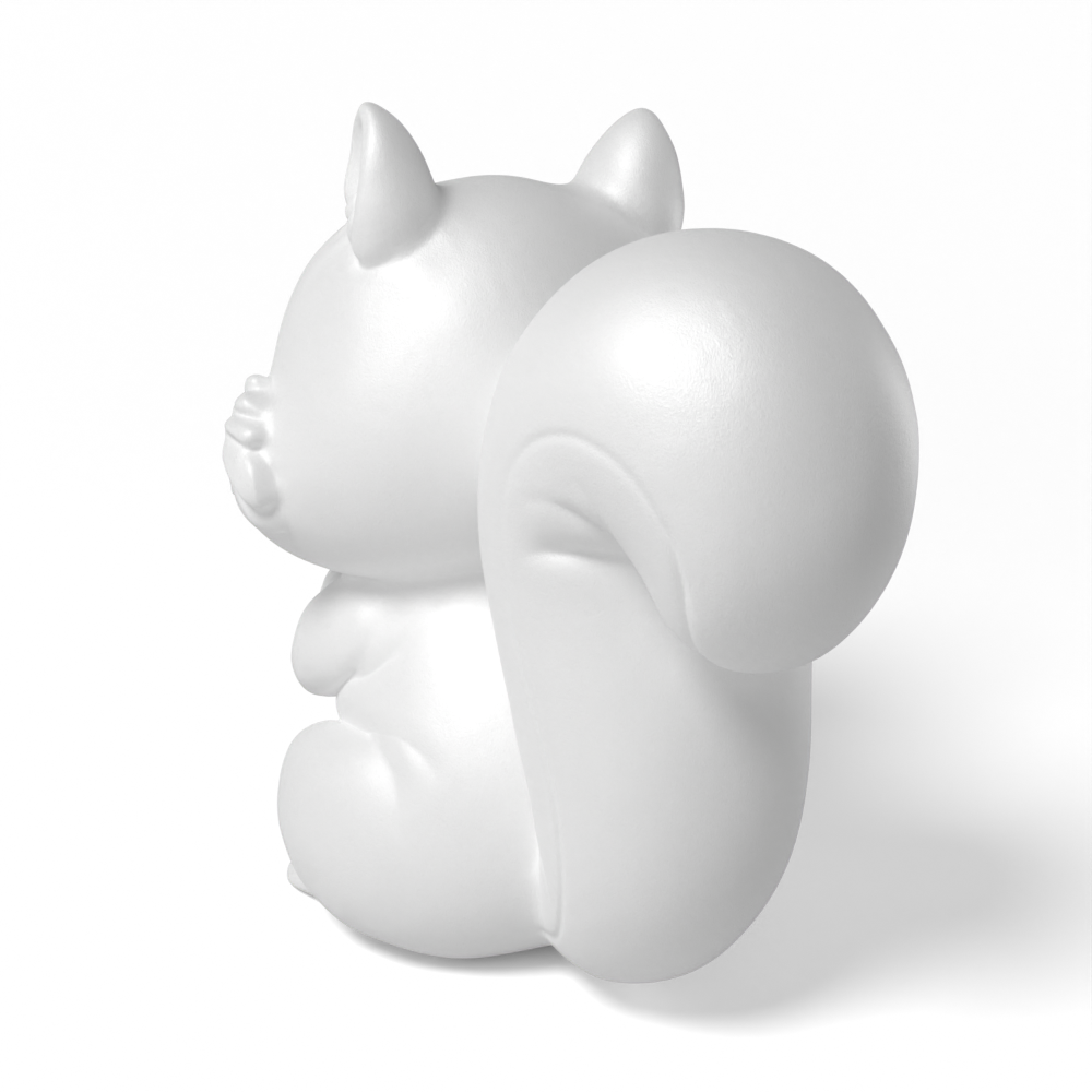 Paintable Squirrel Acorn Toy - A27