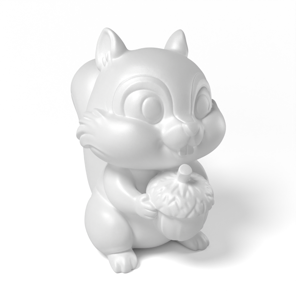 Paintable Squirrel Acorn Toy - A27