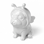 Paintable Pug Bee Costume Toy - A28