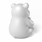 Paintable Bear Heart Toy - A37