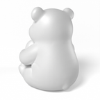 Paintable Bear Heart Toy - A37