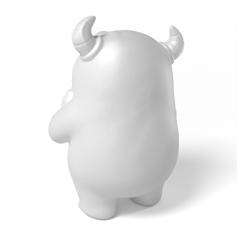 Paintable Monster Heart Toy - A38