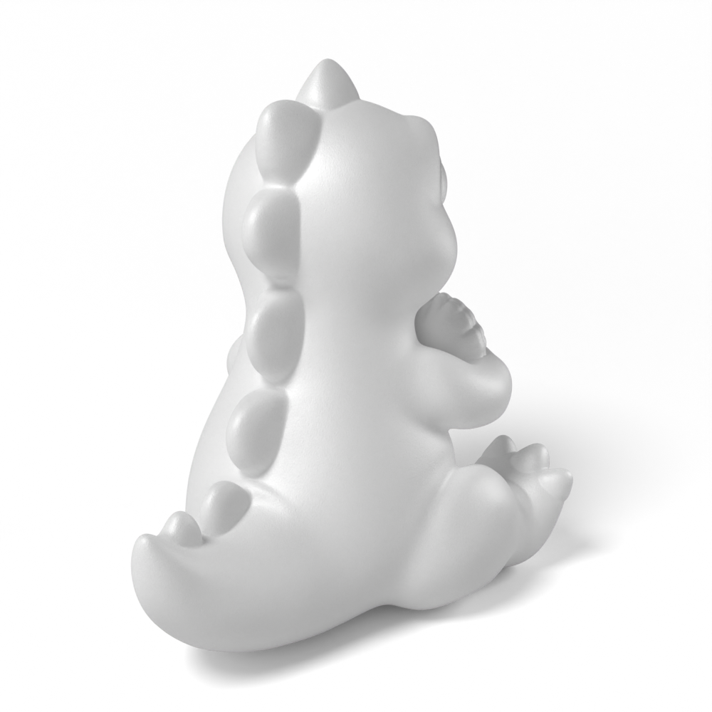 Paintable Dinosaur Heart Toy - A40