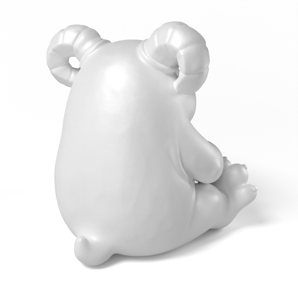 Paintable Monster Heart Toy - A41