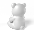 Paintable Bear Heart Toy - A43