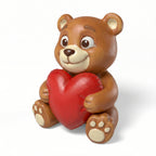 Paintable Bear Heart Toy - A43