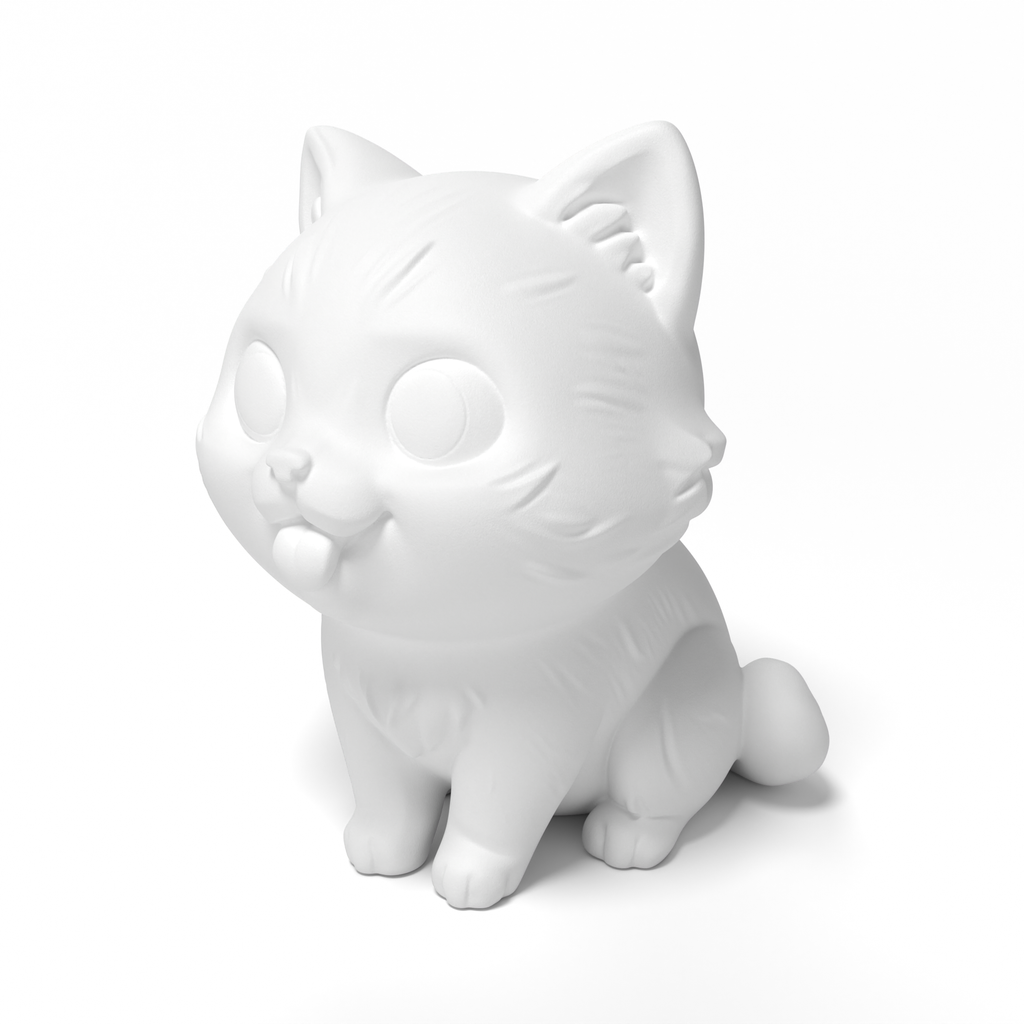 Happy Kitten Cat Toy Figurine - A04